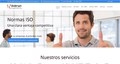 Desktop Screenshot of anderseningenieria.com.ar